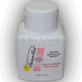 Dawn Mist Lot of 10 - Baby Powder Talc-Free 1.5 oz Aloe Vitamin E