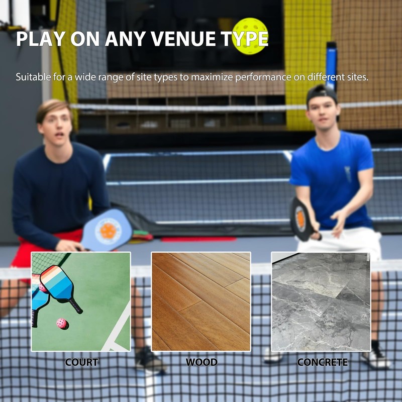 Gokano 12-Pack Premium Pickleball Balls