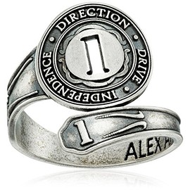 Alex and Ani "Numerology" Number One, Sterling Silver Spoon Ring, Size 7-9