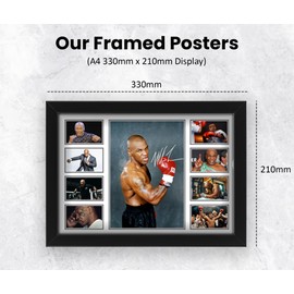 Mike Tyson Signed Poster Autograph - American Professional Boxer - Heavyweight Champion - Boxing Legend - Collectible Memorabilia - Iconic Sports Gift (Unframed A4 (30x21cm))