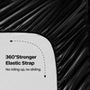 BEDELITE Satin Sheets California King Size Bed Set, Black, 4
