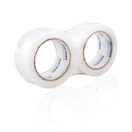 AUDTMWH Packing Tape Refills, Clear, Packaging Tape Heavy Duty Designed for Moving, Shipping and Packing, Mailing,1.88" x 60 yds, 2 Rolls