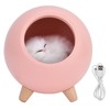 LED Night Light Pet House Shape Table Lamp USB Rechargeable