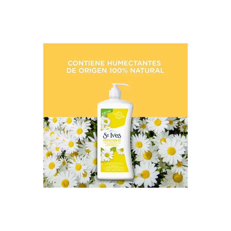 Crema Corporal St. Ives Uv Manzanilla 532 Ml Dosificador