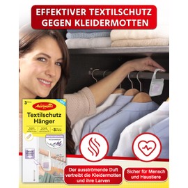 Aeroxon Moth Protection – Textile Protection Hanger 2 x 3