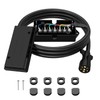 Gonice 8FT 7 Pin Trailer Wiring Harness with 7 Gang