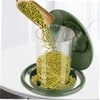 GRIRIW Automatic Wild Bird Feeder with Hook Durable Outdoor Hanging