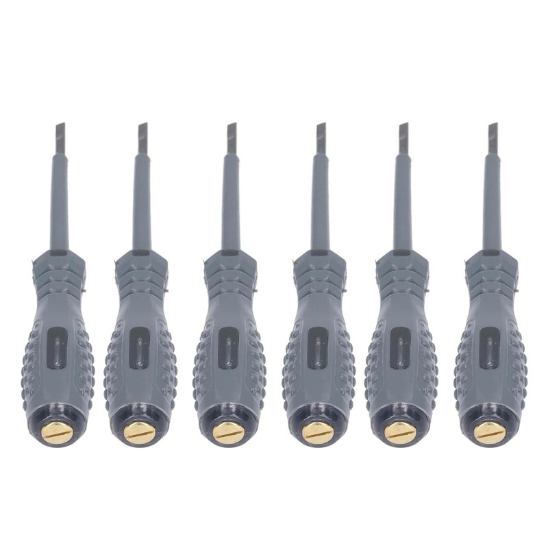 6pcs B05 Voltage Tester Non-Contact Electrical Test Pen with LED