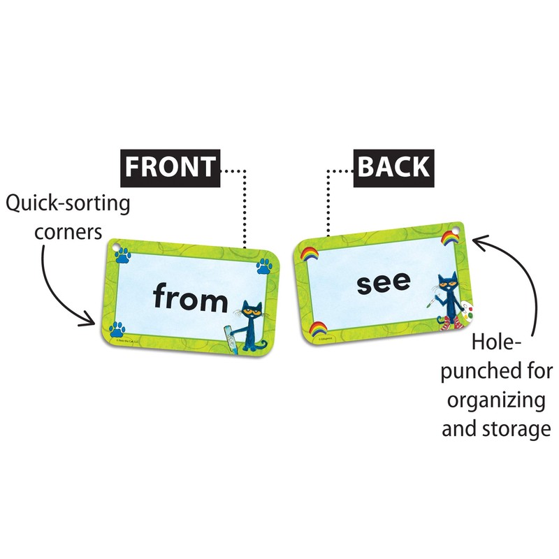 Teacher Created Resources® Pete The Cat® Sight Words Flash Cards