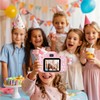 Playtastic Selfie-Kinderkamera, 2''-IPS-Display, 1080p, USB-C, rosa Einhorn-Hülle