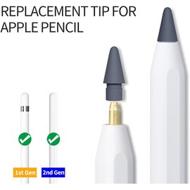 [3PCS] Tucana Replacement Pen Tip Compatible with Pencil 1st & 2nd Generation Color Nib, Yellow/Purple/Red