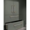 KNOKLOCK 10 Pack 7.5 Inch(192mm) Kitchen Cabinet Handles Brushed Satin