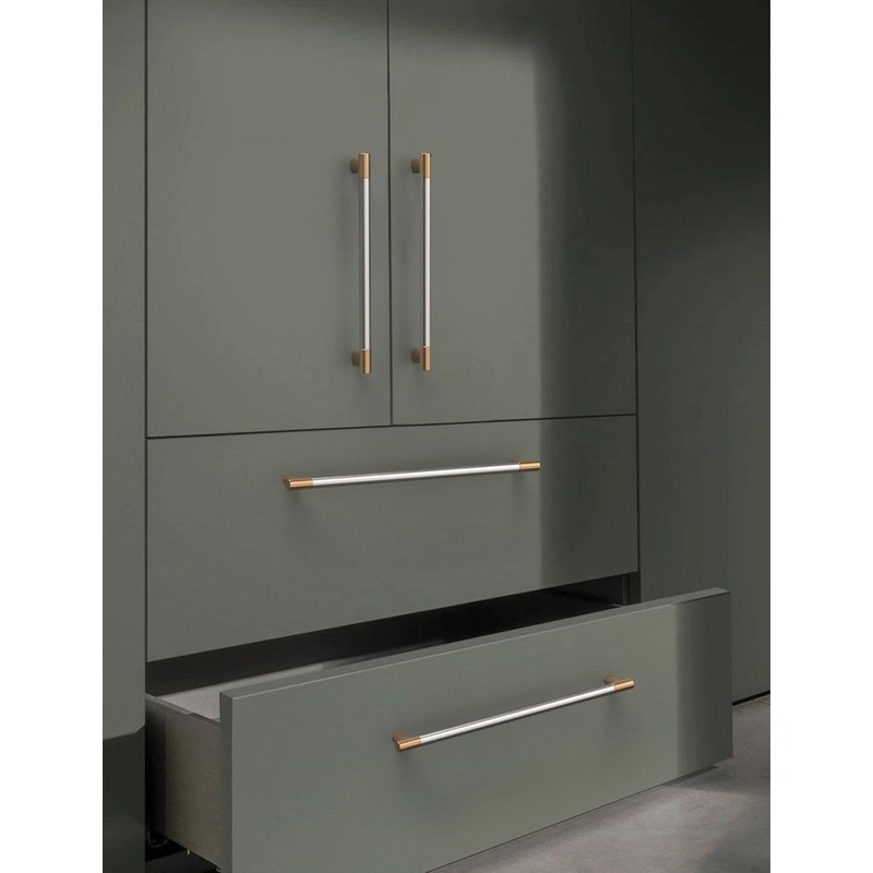 KNOKLOCK 10 Pack 7.5 Inch(192mm) Kitchen Cabinet Handles Brushed Satin