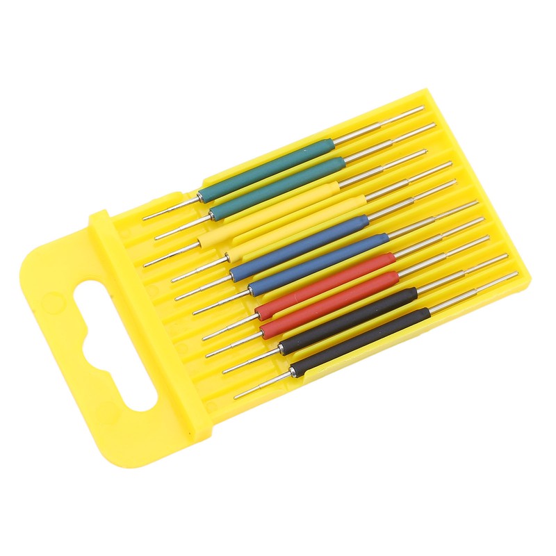 10Pcs Mini Grabber SMD IC Test Hook Clips Silicone Jumper