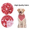 Aring Pet Dog Bandana, Cotton Dog Bandanas Dog Triangle Bibs