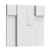 3d wall panel Orac Decor W102ODERN CUBI Deco elementodern white