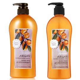 Partner company 1 body lotion and 1 body cleanser made with argan oil / 아르간 오일로 완성하는 바디로션 1개 바디클렌저 1개