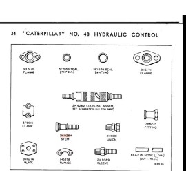 CAT 2H9264 Caterpillar Hydraulic Stem Caterpillar No. 48 Number 48 Grader
