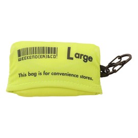 Hemmings Eco Bag with Carabiner WEEKEND (ER) HUNGBAG L Neon Yellow