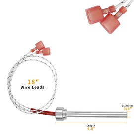 80P52727-R Pellet Stove Igniter Replacement for St Croix Igniter, Ignitor York Insert, Element P, Prescott EXL, Ashby, 80P52727-R, 80P52677-R-AMP