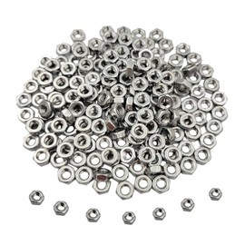 100pcs M3-0.5 Hex Nut Stainless Steel 304(18-8) Metric Hexagon Nut for Bolts, Bright Finish, Full Thread (M3)
