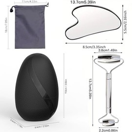 Ice Roller Facial,Herramienta Exfoliante Facial con Propiedades Descongestionantes, Apta para el Rostro y las Manos. San Valentín, Navidad, Día de la 