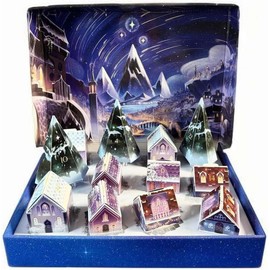 Zikenis Advent Calendar, Christmas Holiday Advent Calendar for Adults and Children, with Jewels, Stationery and Gadgets Decorative Design, Christmas, Winter, Surprise, Party Gifts