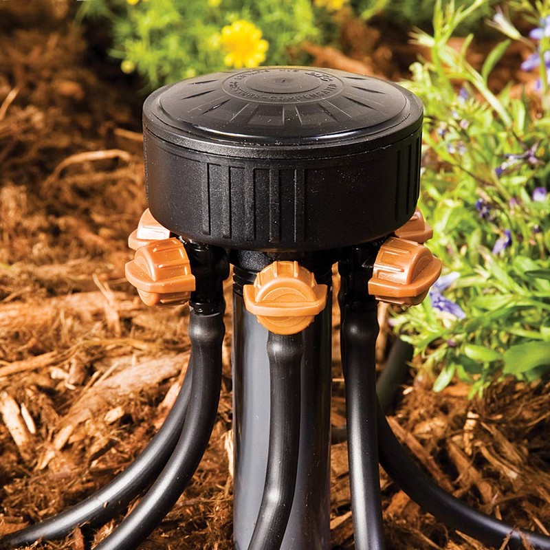 DIG AD6 6 Outlet Adjustbale Manifold on 1/2" FPT Drip