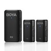 BOYA Wireless Lavalier Microphone for Camera, 20-Hours Battery, Noise Cancellation,