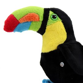 Fishing Toucan Cuddly Toy Bird Toucan Rainbow Toucan Plush Toy RAMPHY - Cuddly Toys *biz