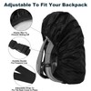 LAMA 2 Pack Waterproof Rain Cover for Backpack, Reflective Rucksack