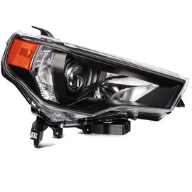 Headlight assembly fit 2014-2021 for Toyota 4RUNNER Chrome Housing And Amber Reflector Passenger Side