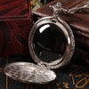 TOWDREU Scrying Mirror, Mini Black Obsidian Mirror Witch Witchcraft for