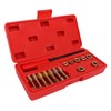 Greensen 15pcs Metrische Gewinde -Verfolgungsjagd Set Kohlenstoffstahl Retheading Tap Die