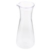 BIUDECO Clear Acrylic Wine Carafe Transparent Serving Decanter for Parties