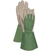 Bellingham C7352M Thorn-Resistant Gauntlet Gloves, Leather Palm with Canvas Gauntlet,