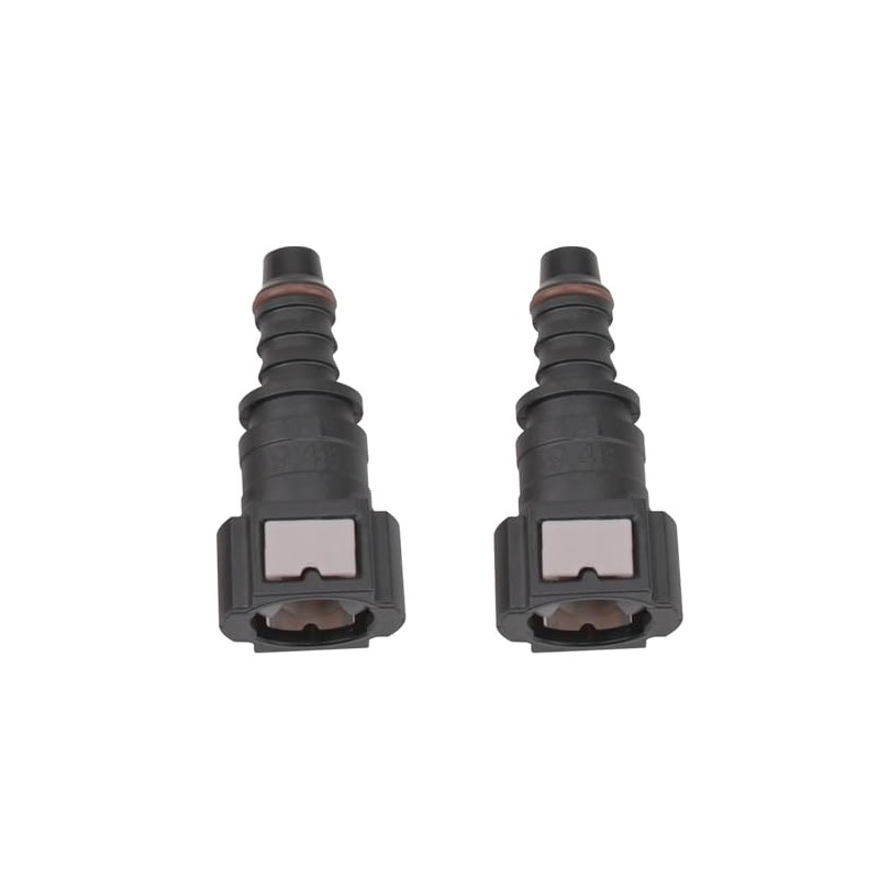 9.49 Fuel Quick Connector Female Tube to Male Barb, Pack
