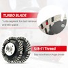 DT-DIATOOL 5 Inch Diamond Turbo Blade Cutting Granite Marble Concrete