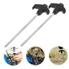 SUPVOX 4pcs Portable Rotating Tent Ground Nails 8x200mm Sturdy Windproof