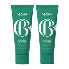 Clark's Botanicals Heal + Hydrate B3 Cleanser, Daily Deep Clean Niacinamide Face Wash with Vitamin C, 4 Oz (Pack of 2)