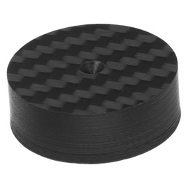 TEHAUX Carbon Fiber Speaker Isolation Pads Durable Spike Floor Protector for Audio Equipment Noise Reduction Mat for Turntable Subwoofer Amplifier