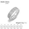 TEAMER Engraved Muslim Allah Islam Ring Stainless Steel Arabic Letter