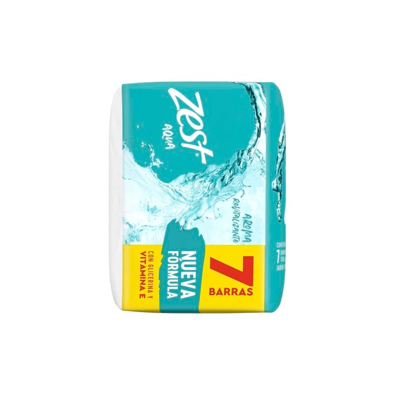 Zest Jabón en Barra Aqua 100 g x 7