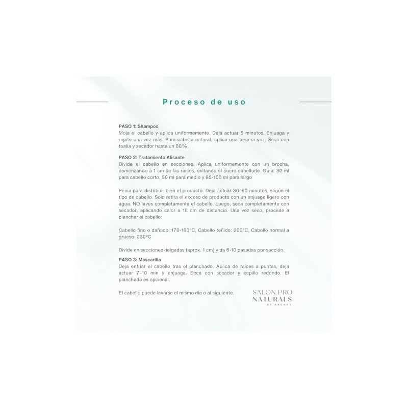 Nanoplastia Capilar Alisado Sin Formol | Tratamiento Profesional | Con