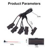 ouylycjo 5PCS Front Grille Lights for Jeep Wrangler 2024 2025，Car