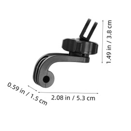 OHPHCALL Lightweight Action Camera Adapter for Vertical Mounts Chest Strap and Neck Mount for Easy Use