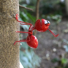 Metal Ants Set of 4 Garden Decor Outdoor Statues Wall Art