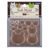 Padico Soft Mold 403050 Resin Mold, Bears
