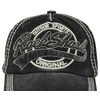 MINAKOLIFE Men Vintage Rock Shark Washed Baseball Cap Hat (Black)