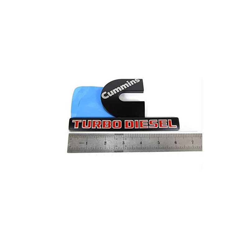Yoaoo 2Pack Compatible with Cummins Turbo Emblem Badge 2500 3500